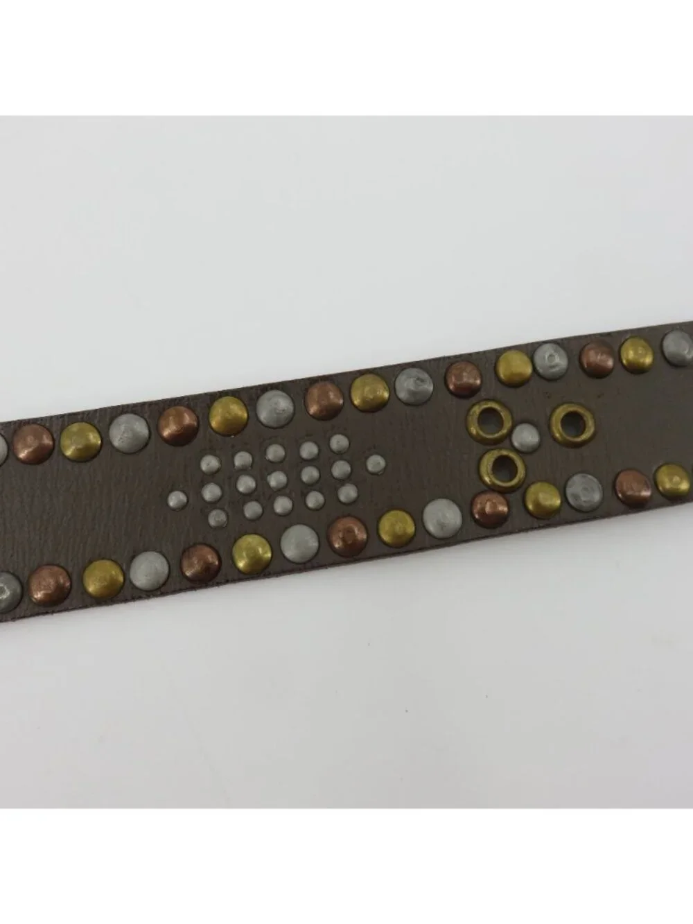 Mossimo Supply Co Women 2XL Multicolor Stud Genuine Leather Belt NEW 2009 NWT
